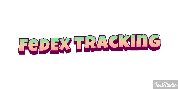 FedEx Tracking テキスト効果