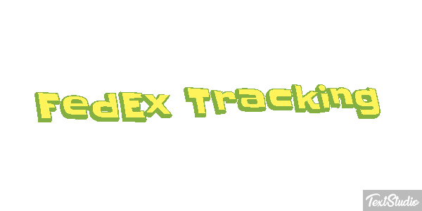 FedEx Tracking テキスト効果