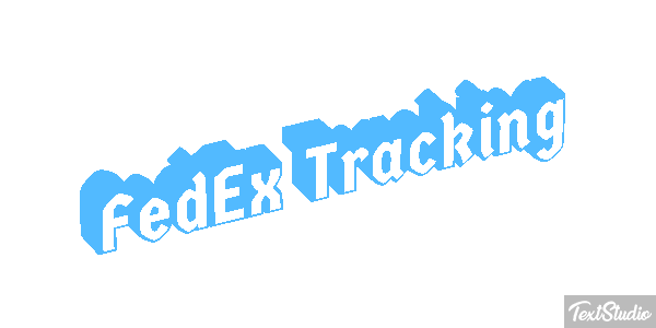 FedEx Tracking テキスト効果