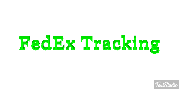 FedEx Tracking テキスト効果