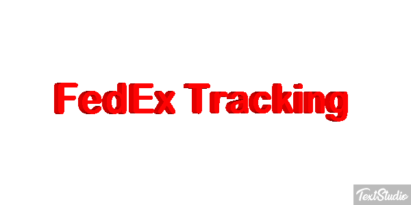 FedEx Tracking テキスト効果