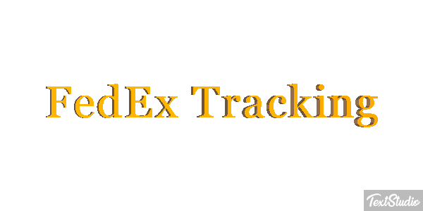 FedEx Tracking テキスト効果