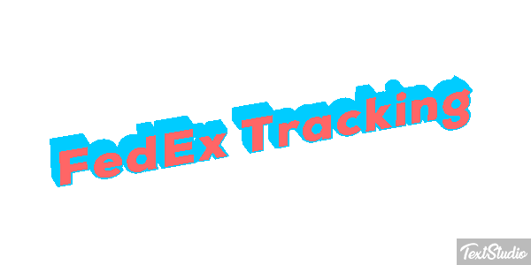 FedEx Tracking テキスト効果