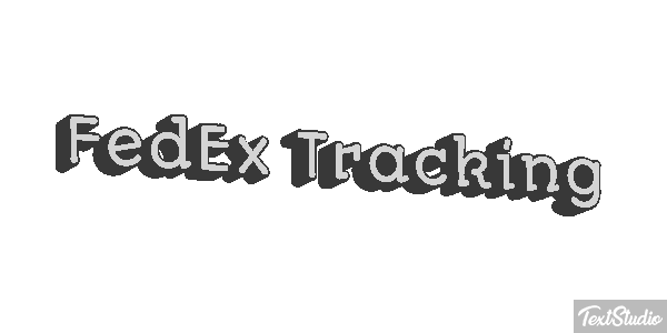 FedEx Tracking テキスト効果