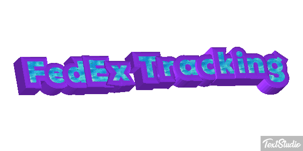 FedEx Tracking テキスト効果