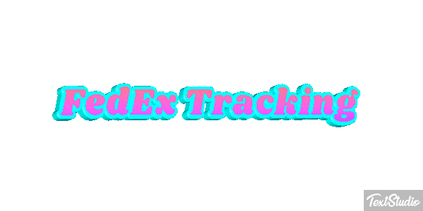 FedEx Tracking テキスト効果