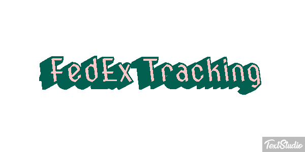 FedEx Tracking テキスト効果