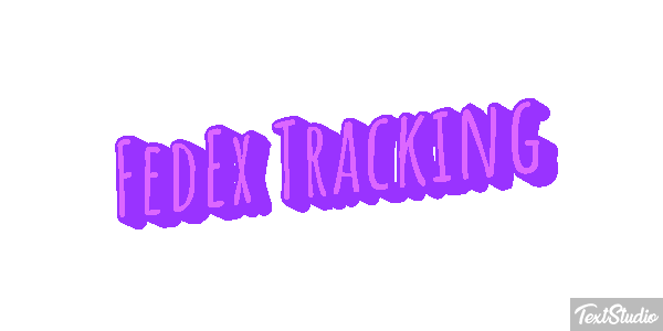 FedEx Tracking テキスト効果