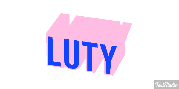Luty Efekt tekstowy