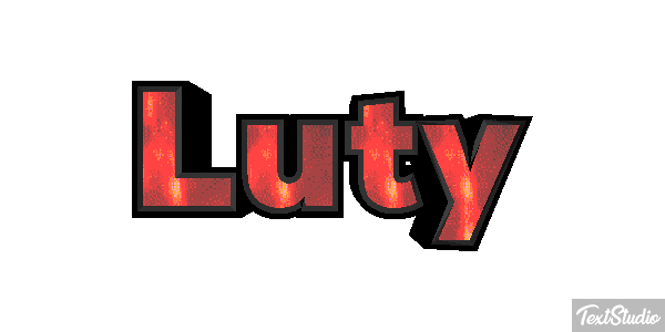 Luty Efekt tekstowy