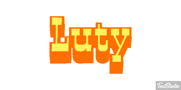 Luty Efekt tekstowy