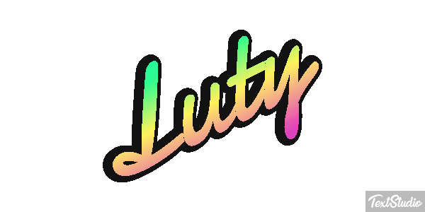 Luty Efekt tekstowy