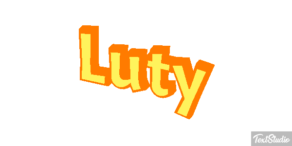 Luty Efekt tekstowy
