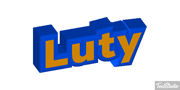 Luty Efekt tekstowy