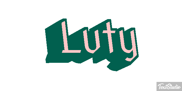 Luty Efekt tekstowy