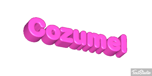 Cozumel Effetto testo
