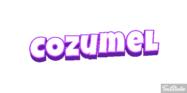 Cozumel Effetto testo