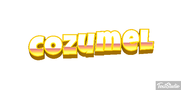 Cozumel Effetto testo