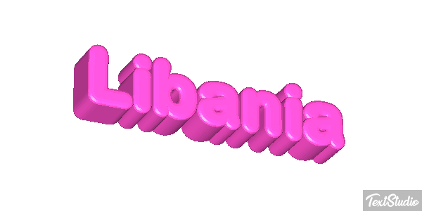 Libania Tekst effect