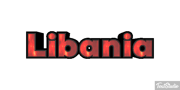 Libania Tekst effect