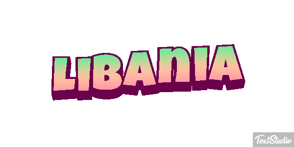 Libania Tekst effect