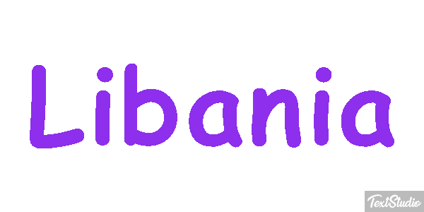 Libania Tekst effect
