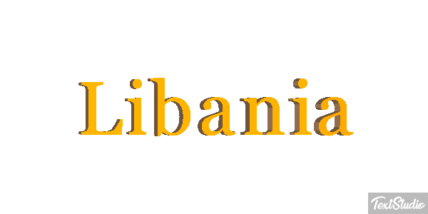 Libania Tekst effect