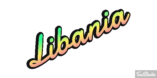 Libania Tekst effect