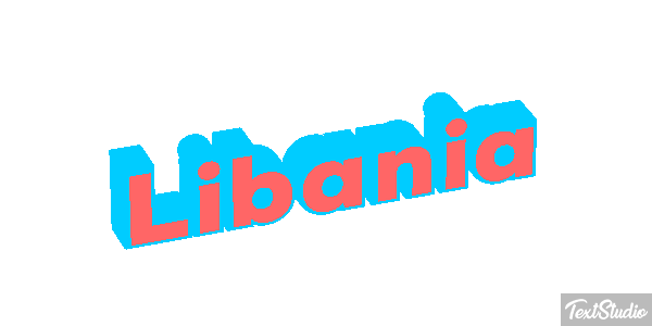 Libania Tekst effect