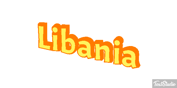 Libania Tekst effect
