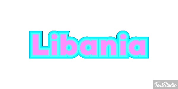 Libania Tekst effect