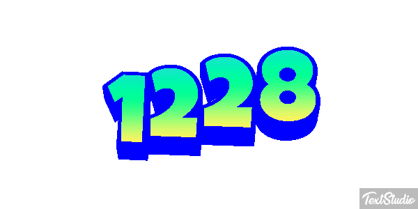 1228 Text effect