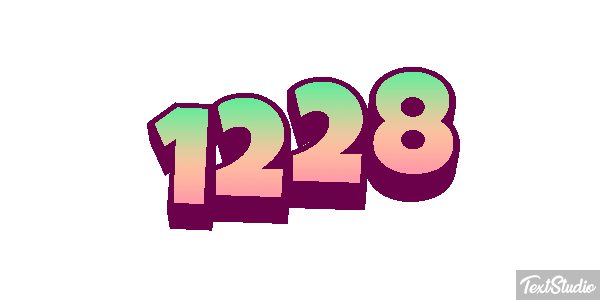 1228 Text effect