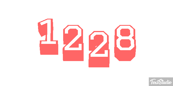 1228 Text effect
