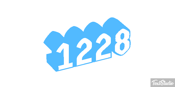 1228 Text effect