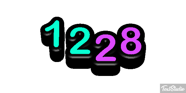1228 Text effect