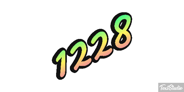 1228 Text effect