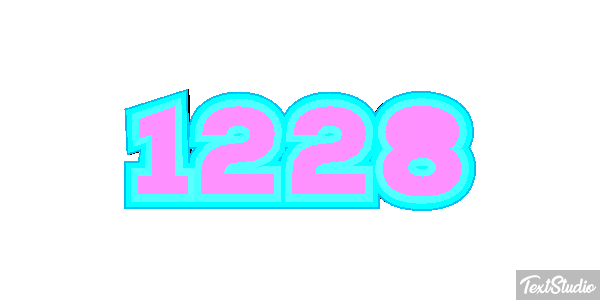 1228 Text effect