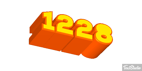 1228 Text effect