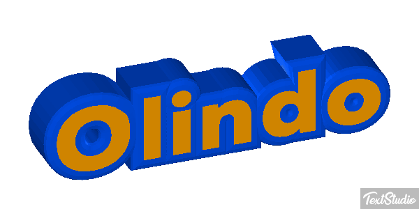 Olindo Effetto testo