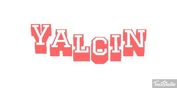 Yalçın Tekst effect
