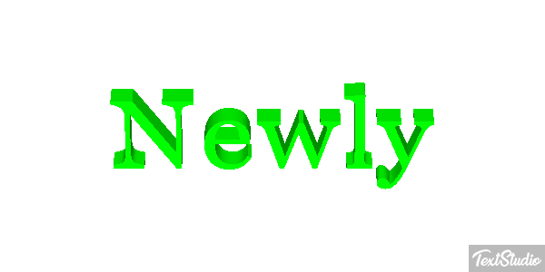 Newly Text effect