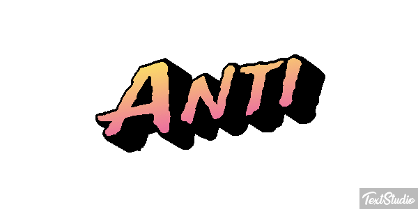 Anti Tekst effect