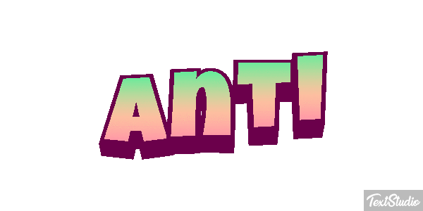 Anti Tekst effect