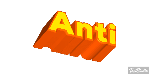Anti Tekst effect