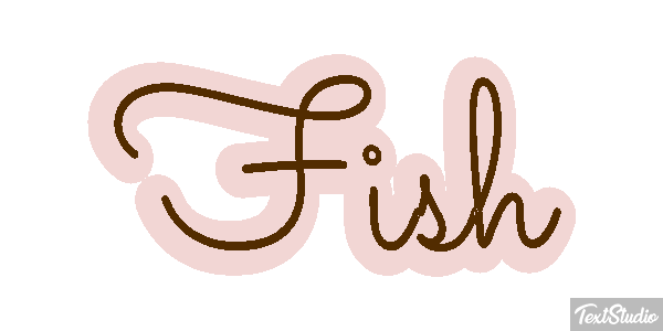 Fish Text effect