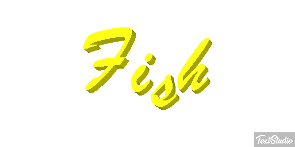 Fish Text effect