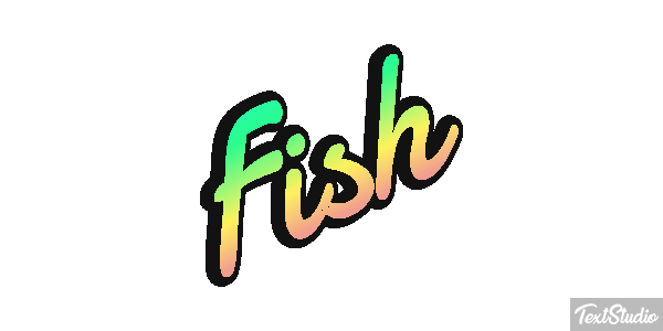 Fish Text effect