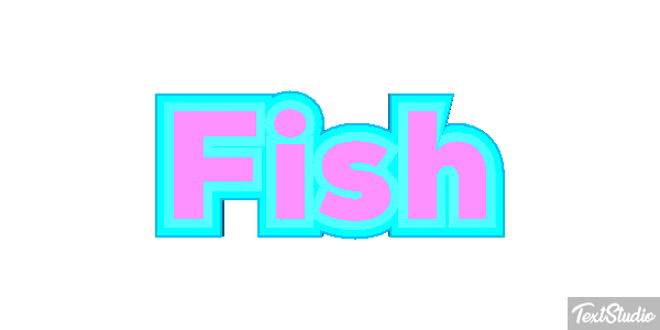 Fish Text effect