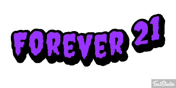 Forever 21 Effetto testo